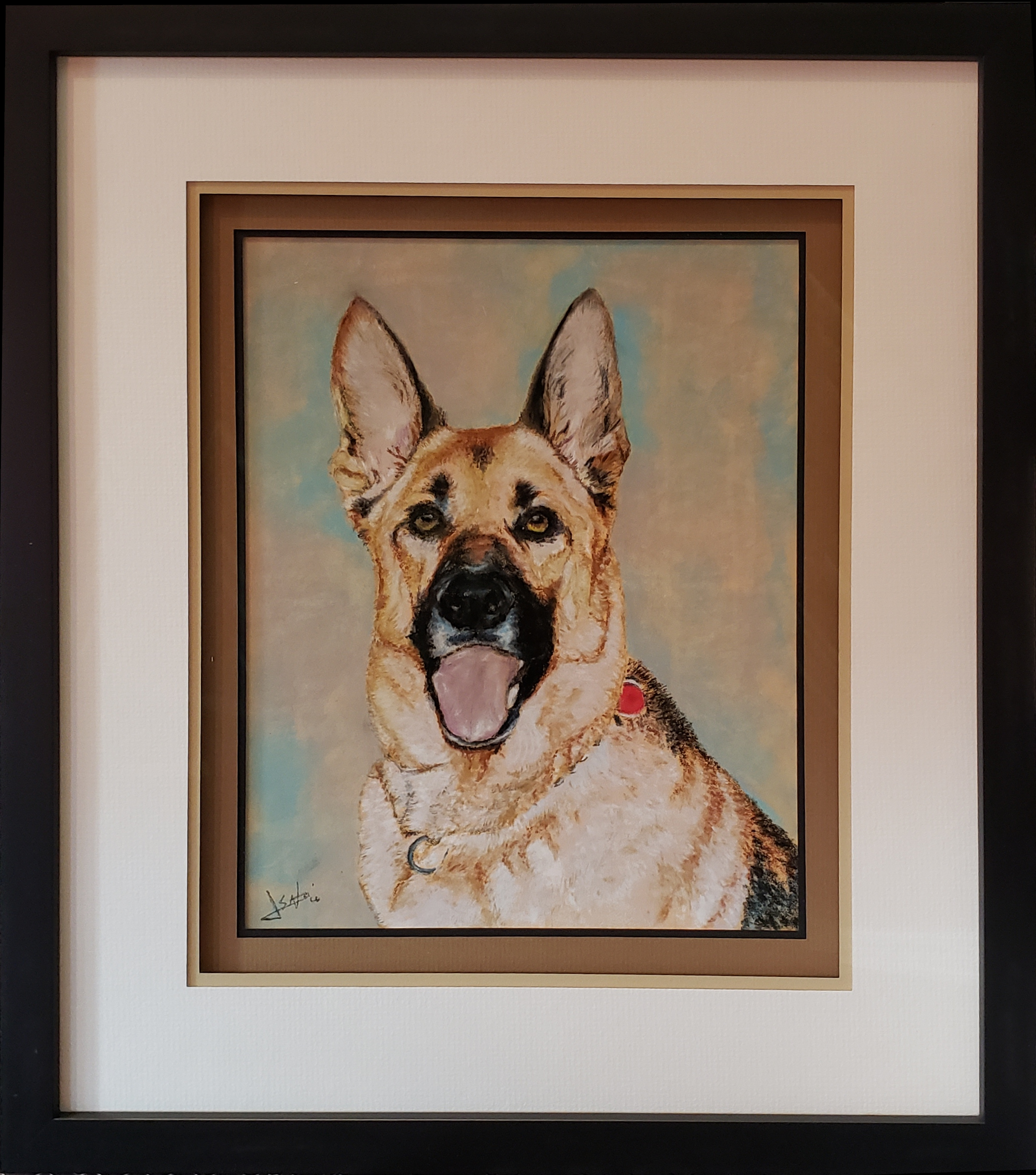 Berger Allemand pastel